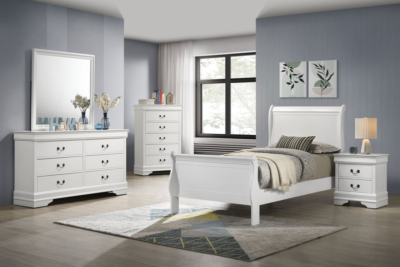 Louis Philippe 5 Pc Bedroom Set