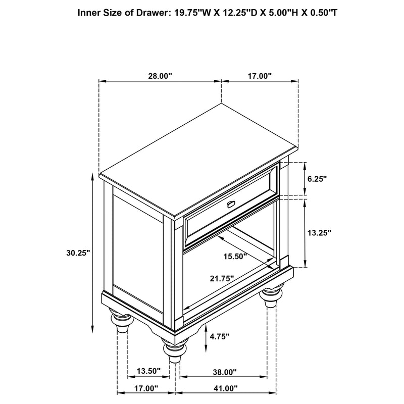 Andover 5 Pc Bedroom Set