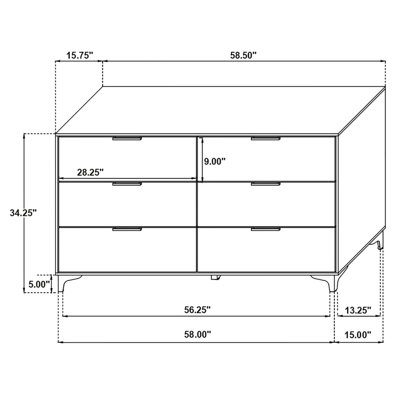 Kendall 4 Pc Bedroom Set