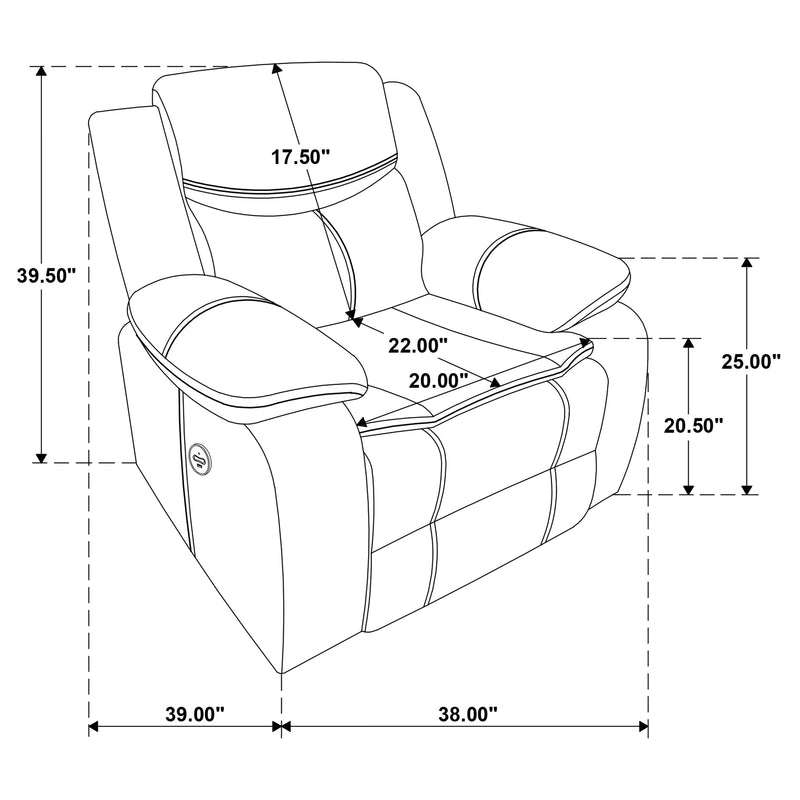 Sycamore Power Recliner