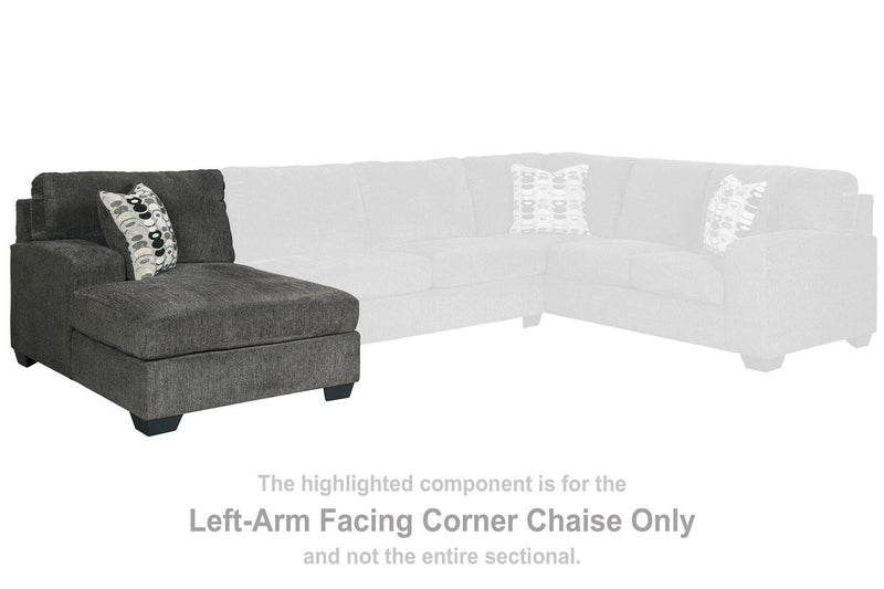 Ballinasloe 3-Piece Sectional with Chaise - Furniture Center (NY)