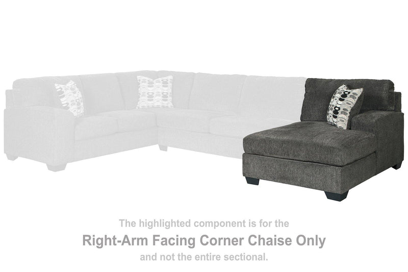 Ballinasloe 3-Piece Sectional with Chaise - Furniture Center (NY)