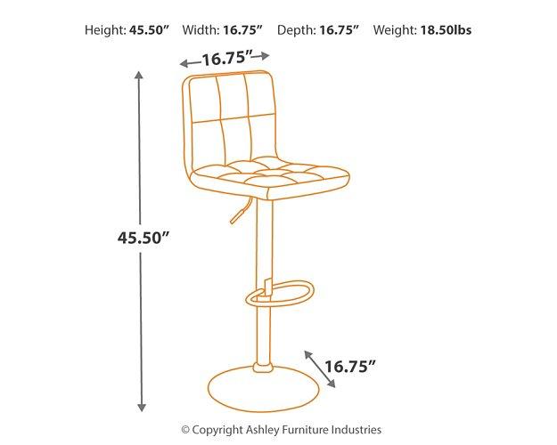 Bellatier Bar Stool Set - Furniture Center (NY)