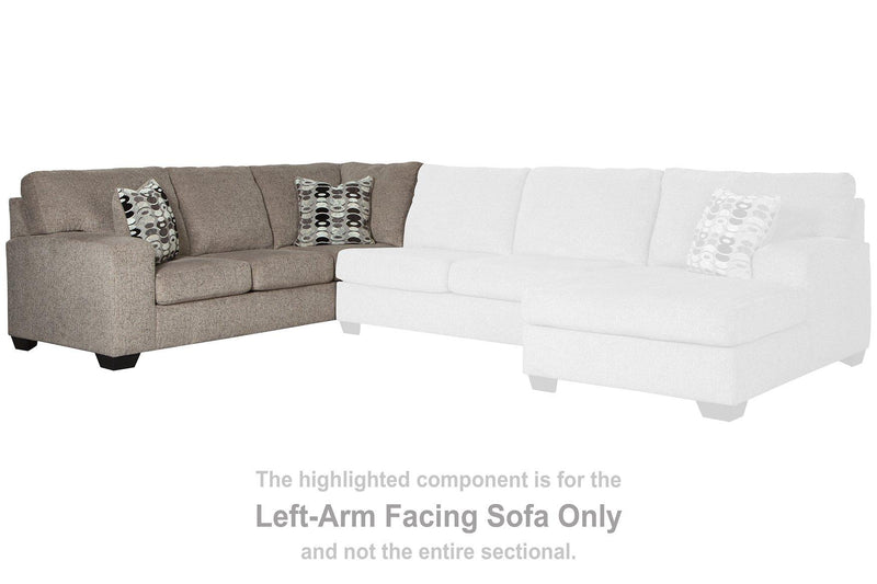 Ballinasloe 3-Piece Sectional with Chaise - Furniture Center (NY)