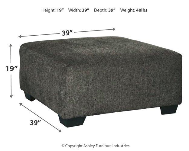 Ballinasloe Oversized Ottoman - Furniture Center (NY)