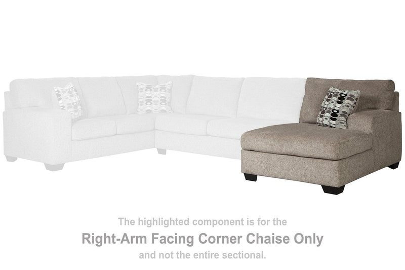 Ballinasloe 3-Piece Sectional with Chaise - Furniture Center (NY)