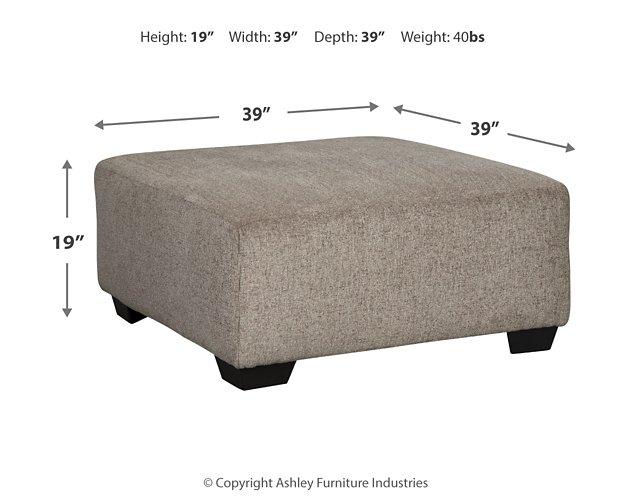 Ballinasloe Oversized Ottoman - Furniture Center (NY)