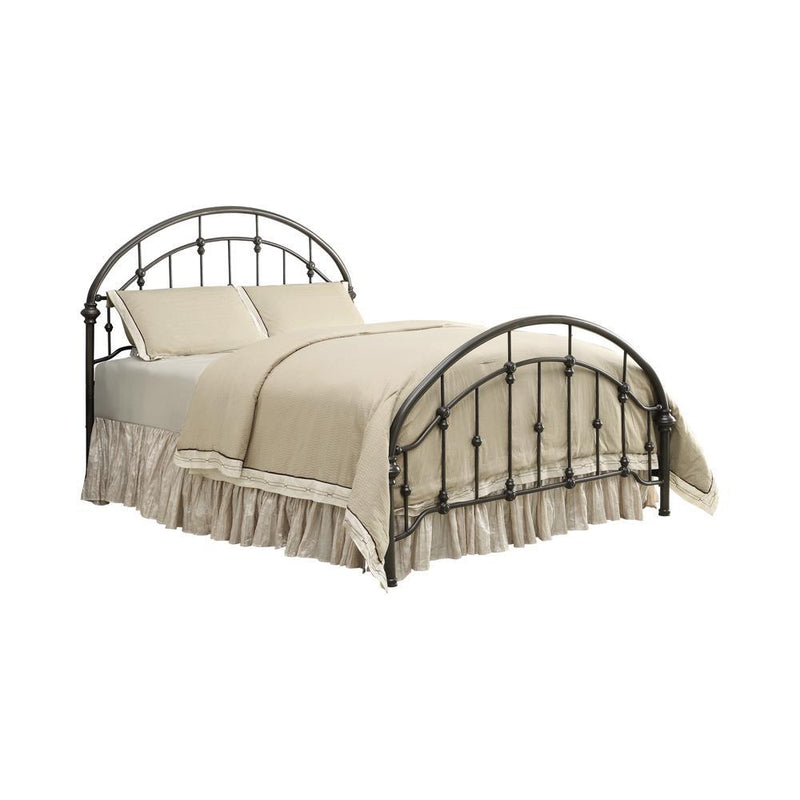 Rowan Queen Bed Dark Bronze - Furniture Center (NY)