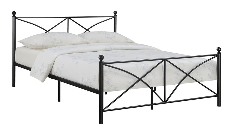 Hart Queen Platform Bed Black - Furniture Center (NY)