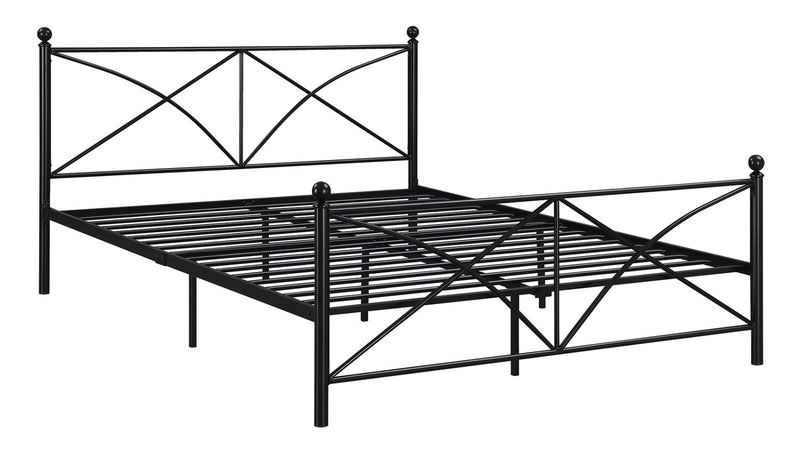 Hart Queen Platform Bed Black - Furniture Center (NY)