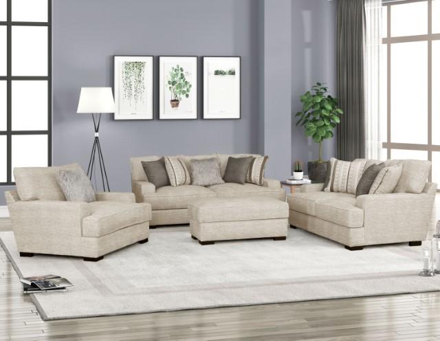 ARDENFOLD Ottoman, Beige - Furniture Center (NY)