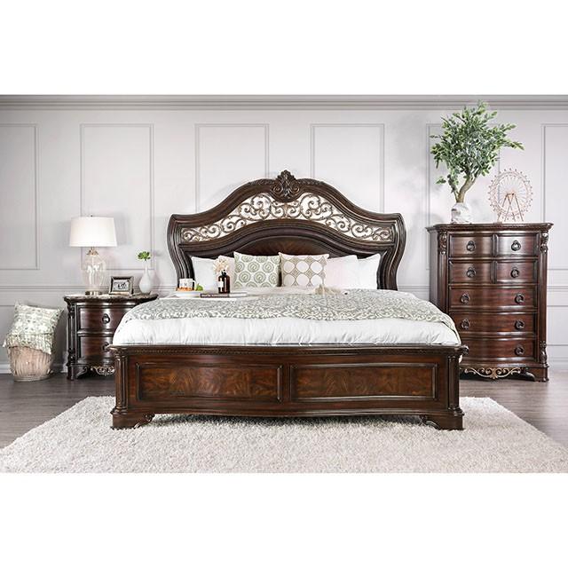 Menodora Brown Cherry Dresser - Furniture Center (NY)