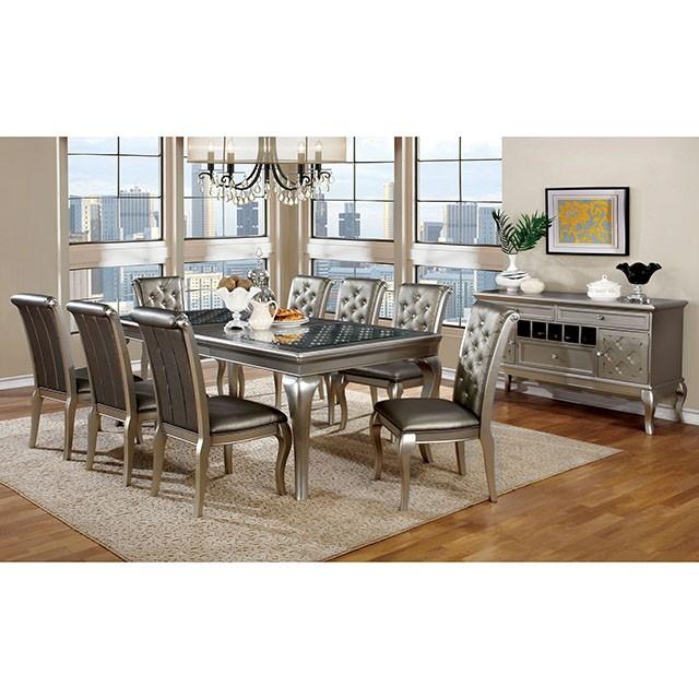 AMINA Champagne 84" Dining Table - Furniture Center (NY)