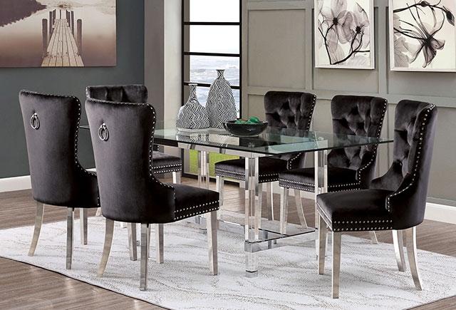 JEWETT Chair, Black (2/CTN) - Furniture Center (NY)