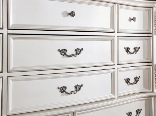 ESPARANZA Dresser, Pearl White - Furniture Center (NY)