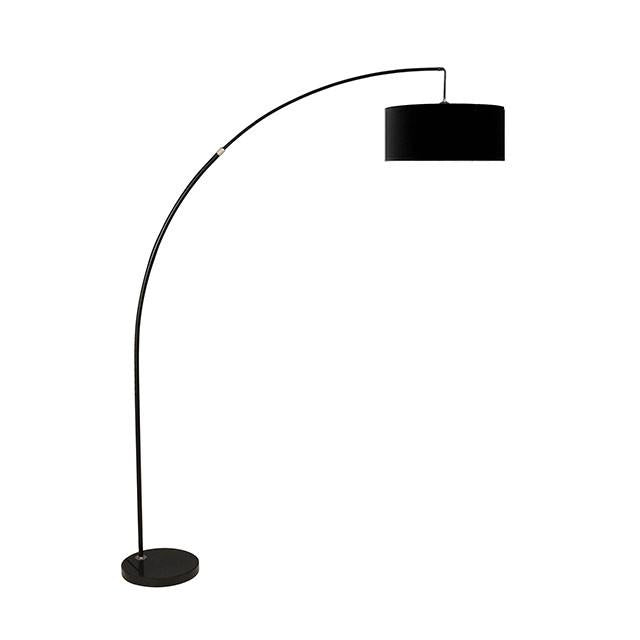 Jess Black Arch Lamp - Furniture Center (NY)