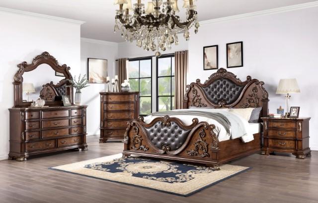 ESPARANZA Dresser, Brown Cherry - Furniture Center (NY)