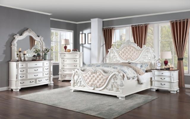 ESPARANZA Dresser, Pearl White - Furniture Center (NY)