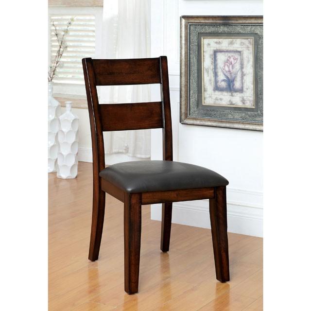 DICKINSON I Dark Cherry Side Chair (2/CTN) - Furniture Center (NY)