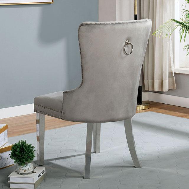 JEWETT Chair, Gray (2/CTN) - Furniture Center (NY)