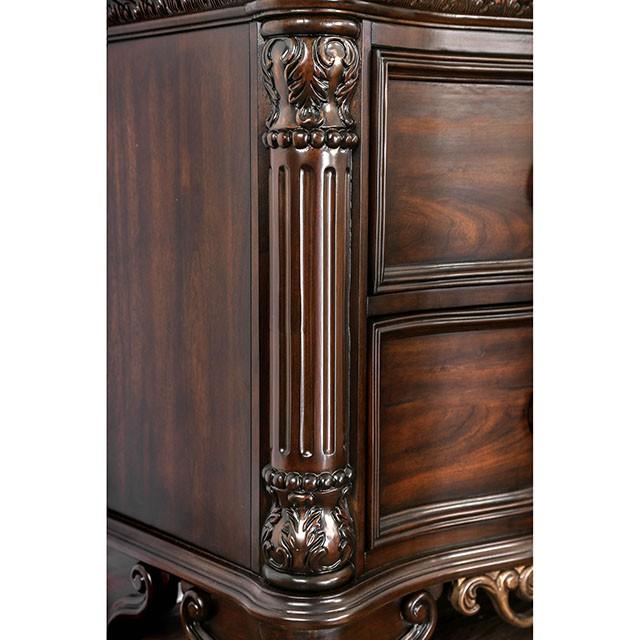 Menodora Brown Cherry Chest - Furniture Center (NY)