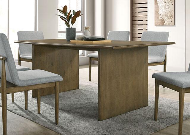 ST GALLEN Dining Table, Natural Tone/Light Gray - Furniture Center (NY)