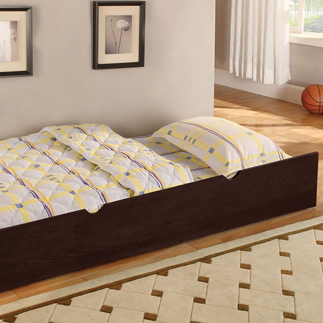 Arizona Dark Walnut Twin/Full Bunk Bed - Furniture Center (NY)