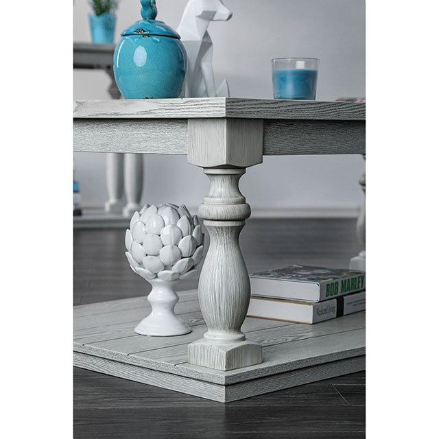 Arlington Antique White Sofa Table - Furniture Center (NY)